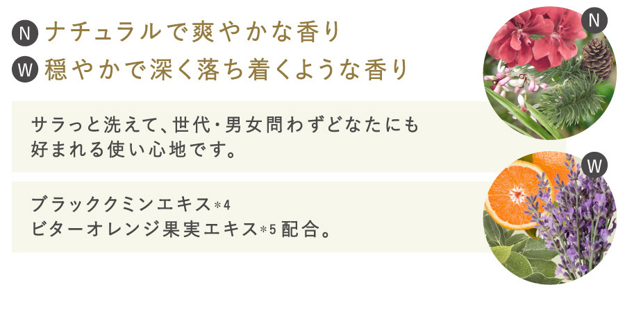 ラフレンディボタニカル マイルドクレンザー N・W 香り